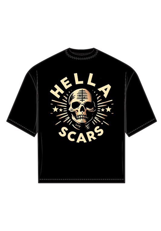 HELLA SCARS BIG FACE SKULLY