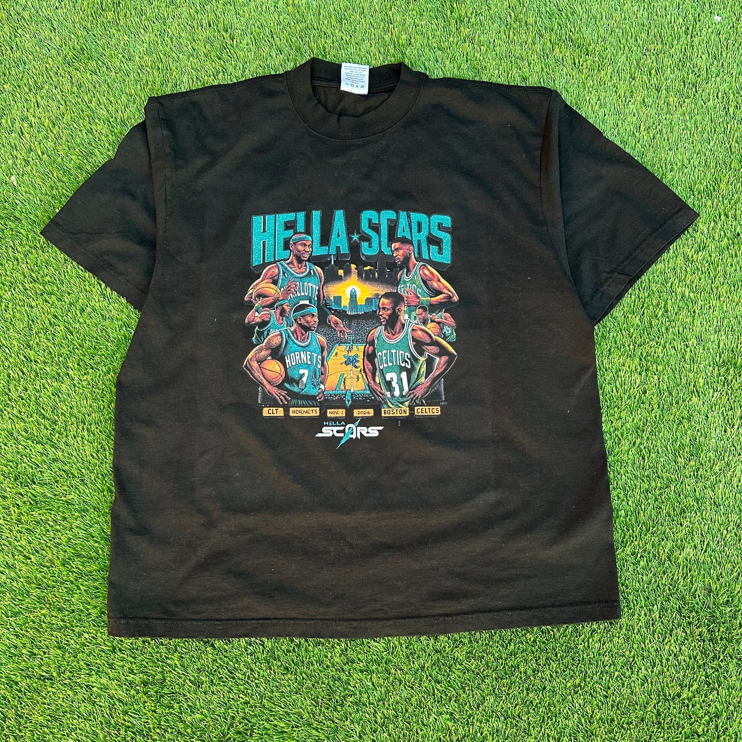 HELLA SCARS x HORNETS SEASON OPENER TEES